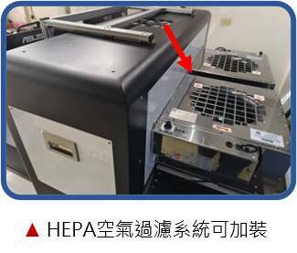 HEPA air filtration system can be retrofitted